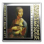2012 Niue Proof Silver $1 Leonardo da Vinci Lady with an Ermine