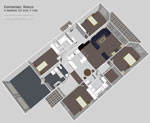 3d duplex house floor plan design 3d